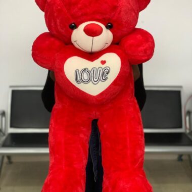 Red Teddy 100cm