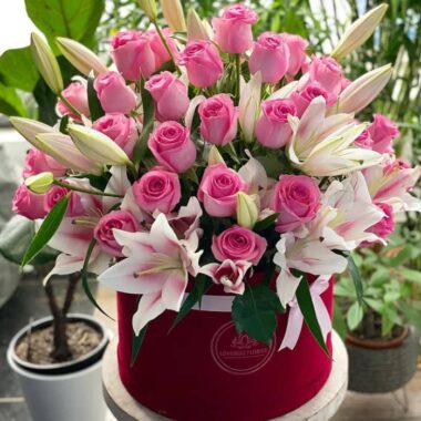 Boxed flowers 076