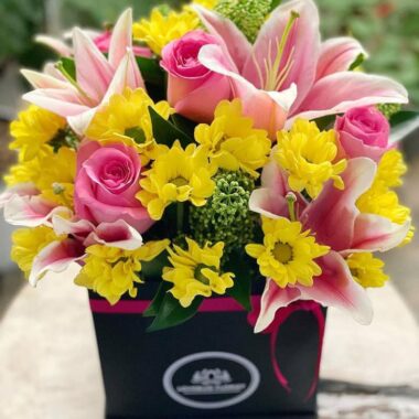 Boxed flowers 078