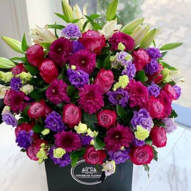 Boxed flowers 062