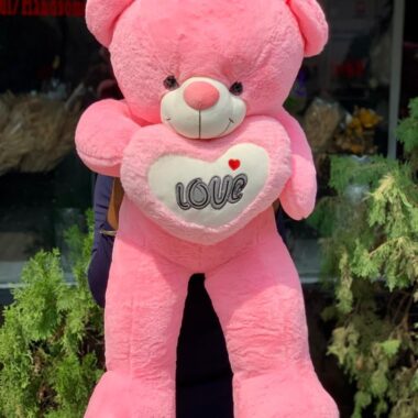 100cm Teddy light pink
