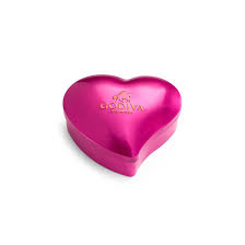 Heart Tin with Assorted Individual Wrapped Chocolates, 9pc 80g