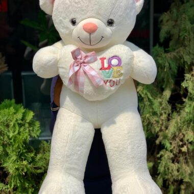 white Teddy 100cm